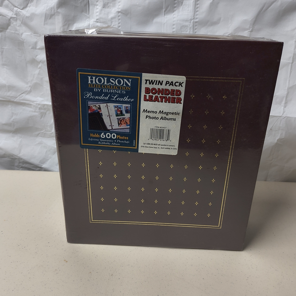 Holson Twin Pack Bonded Leather Photo Album
